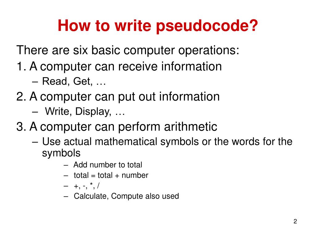pseudo code writer